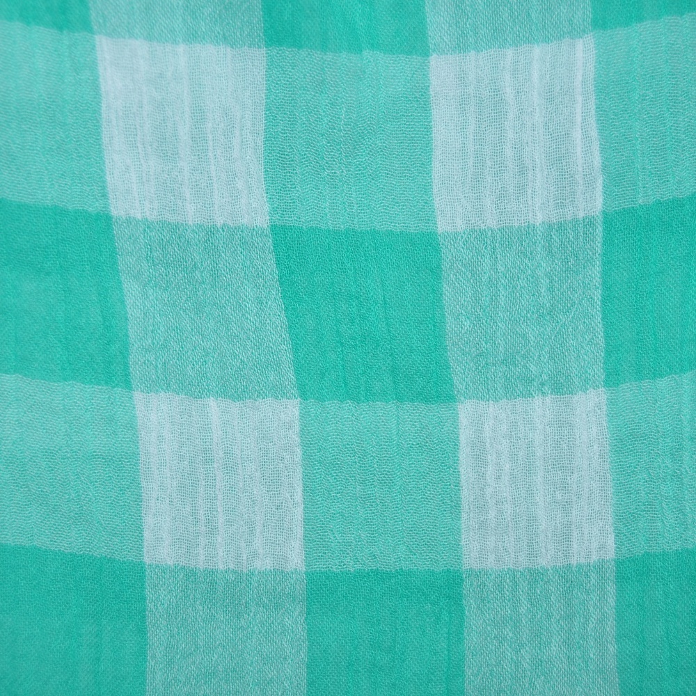 NEW Gingham Plaid Short Sleeve Popover Shirt [A1] - Picture 2 of 7